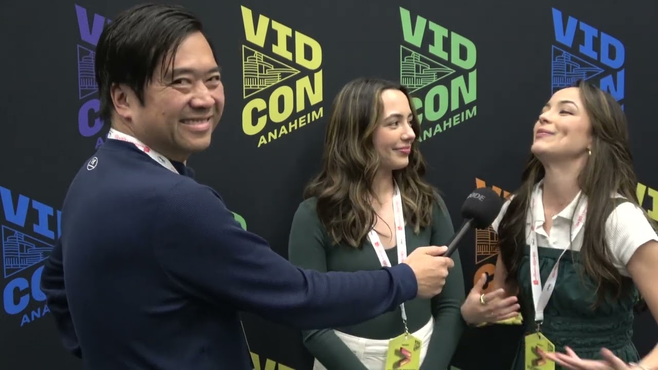Veronica Merrell and Vanessa Merrell, aka The Merrell Twins Interview | VidCon 2024