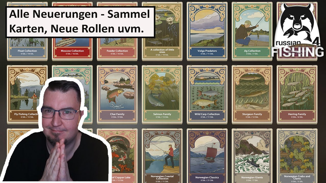 Alle Neuerungen auf einen Blick - Sammelkarten, Neue Rollen Ruten uvm. | Russian Fishing 4 | Deutsch
