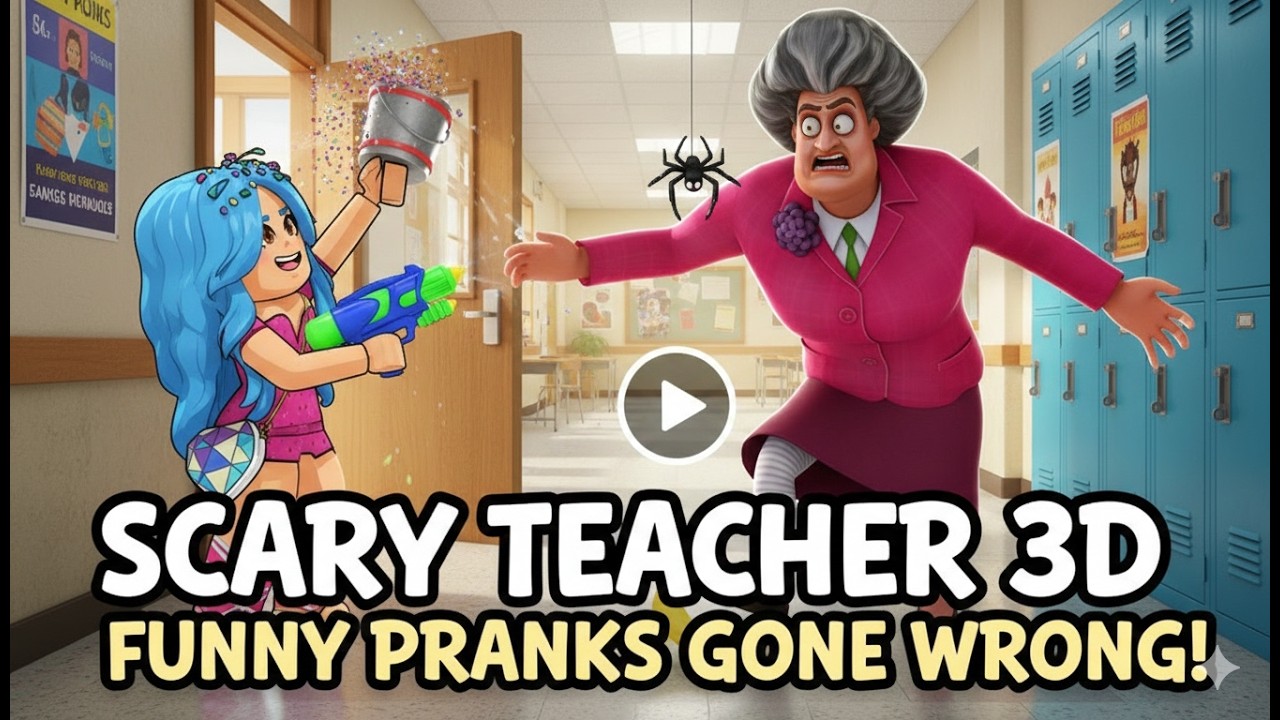 ПОЛНАЯ ВЕРСИЯ ИГРЫ SCARY TEACHER 3D ДЛЯ ПК (ОНЛАЙН)!