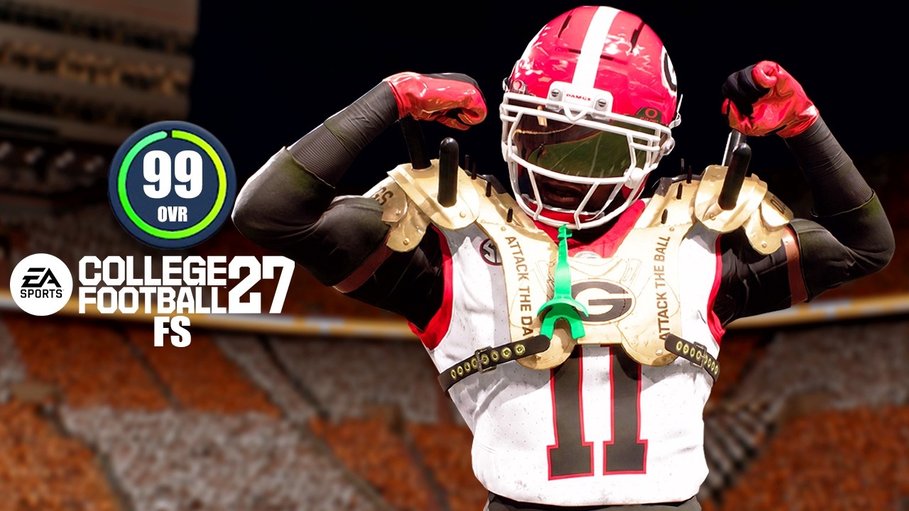 College Football 27, режим &laquo;Стань звездой&raquo;: пользовательский FS получает рейтинг 99 OVR!