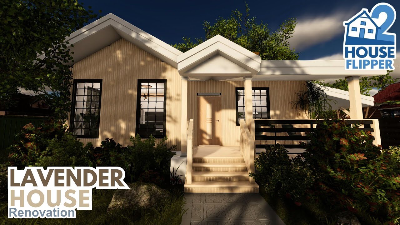 Lavender House Renovation | Scandinavian | House Flipper 2 | Speed Build