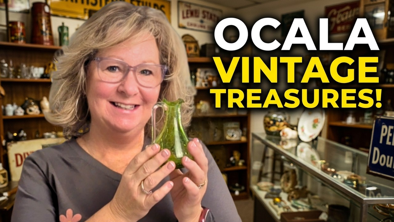 First Time Visiting Ocala's Antique Shops | Etsy Sourcing Haul