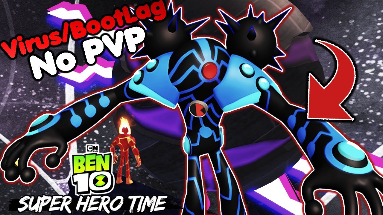 BEN 10 SUPER HERO TIME TESTEI O NOVO ALIEN BOOTLEG/VÍRUS NO PVP? VALE A PENA?! ME SURPREENDI?