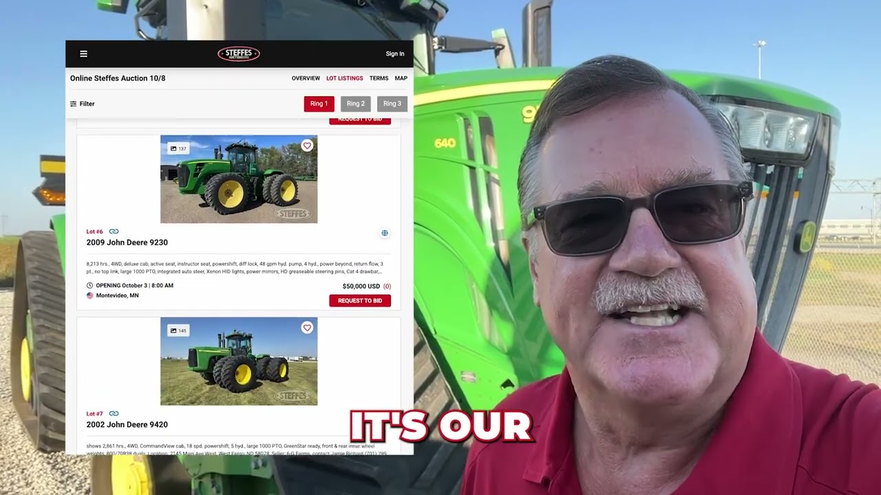 Online Steffes Auction 10/8