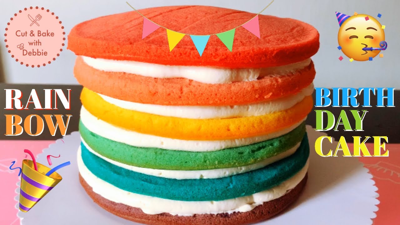 RAINBOW BIRTHDAY CAKE | REGENBOGEN GEBURTSTAG TORTE