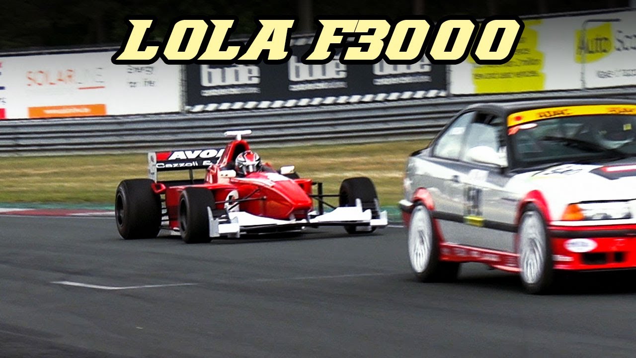 LOLA F3000 B99-50 Hillclimb racecar | V8 F1 sound | Zolder test 2023