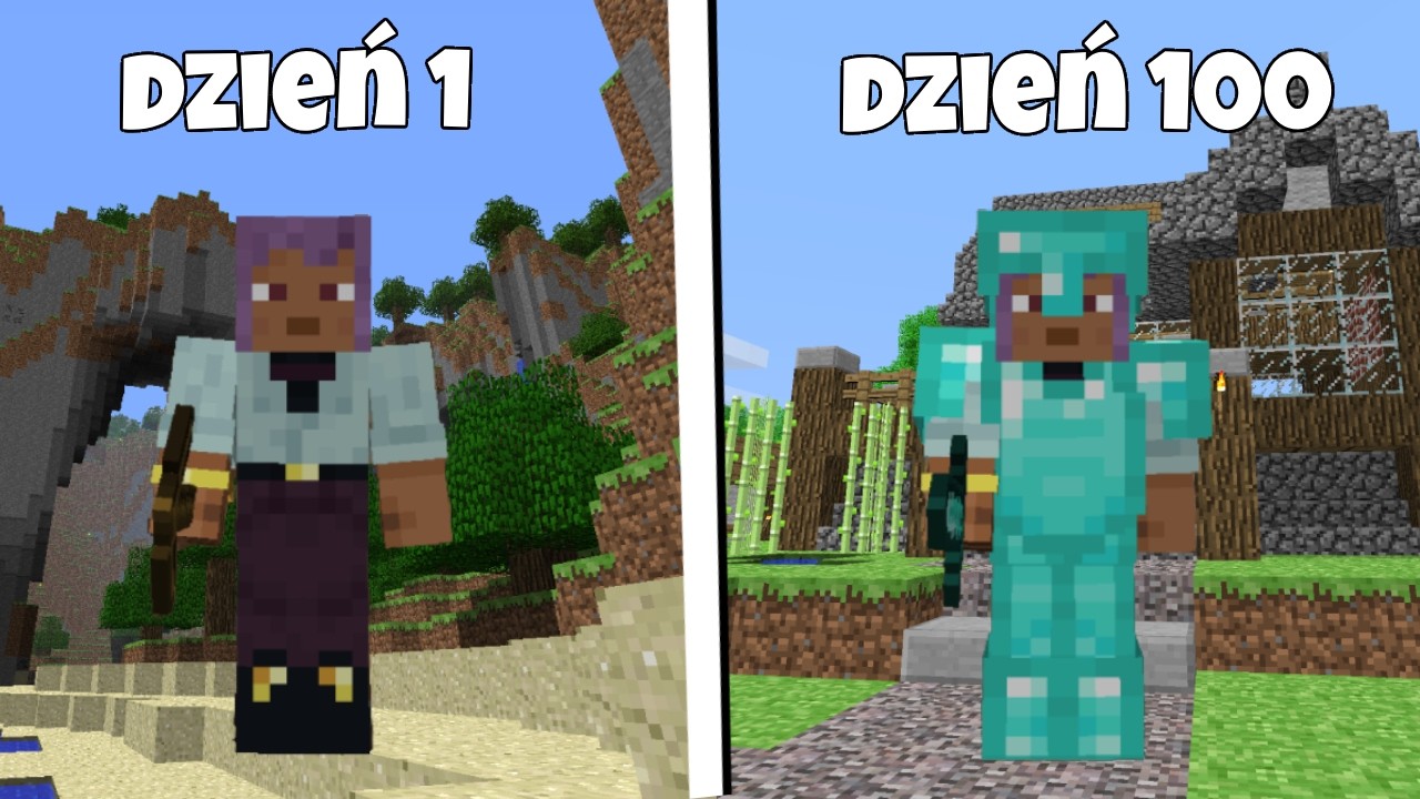 Spędziłem 100 dni na najstarszej wersji gry Minecraft