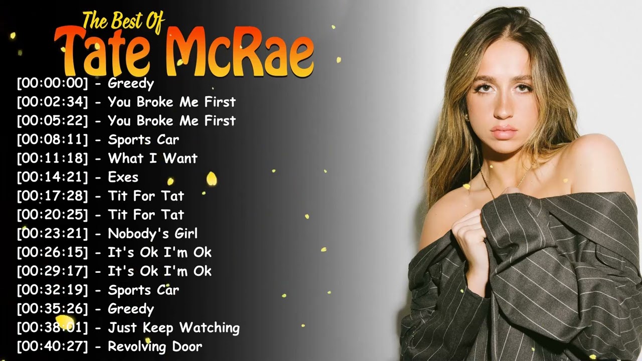 Tate McRae Top 20 Songs Playlist – Greatest Hits Full Album Emotional Pop Vibes