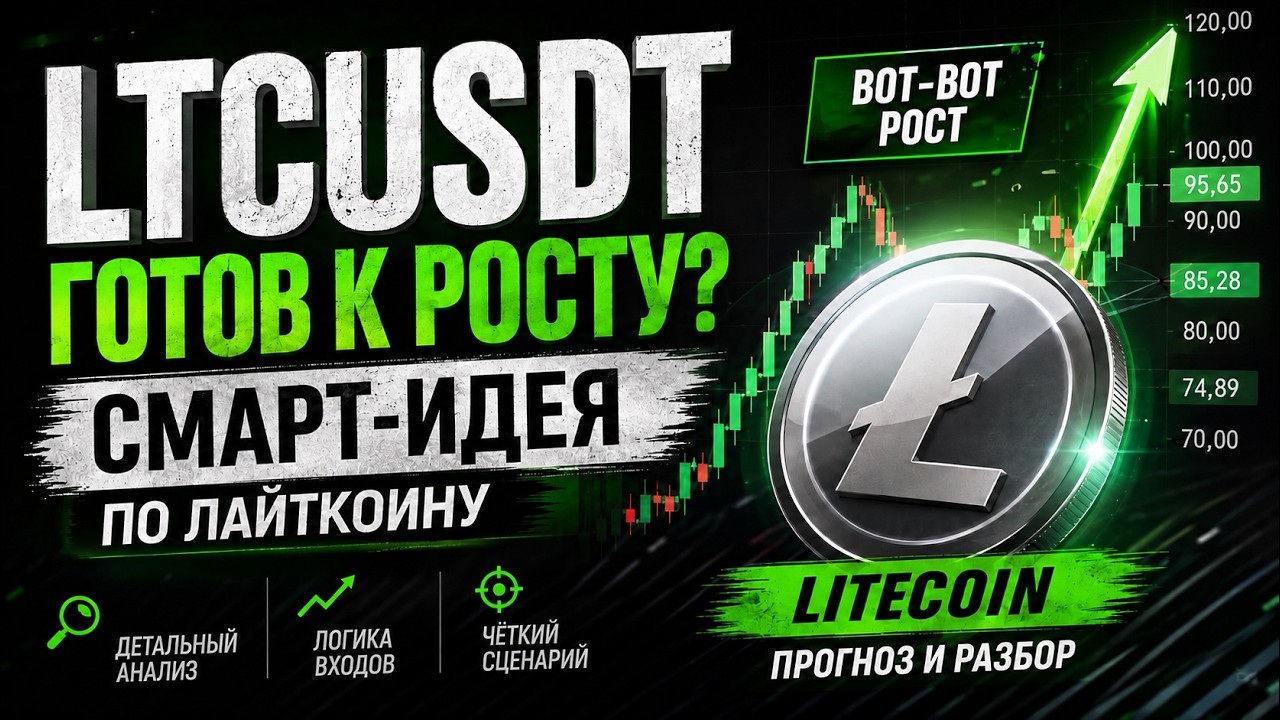 Litecoin может вырасти в несколько раз? Большой разбор LTCUSDT