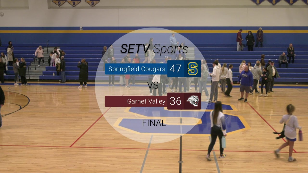 Springfield High School Girls Varsity Basketball vs Garnet Valley