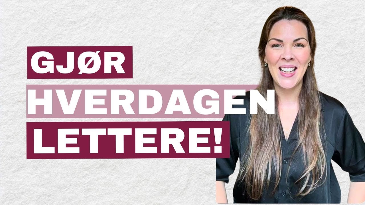 Slik f&aring;r du bedre energi i hverdagen | 6 praktiske tips for mammaer