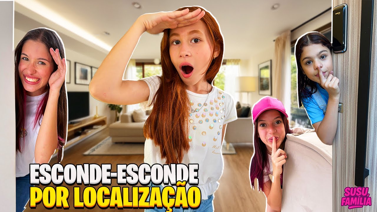 ESCONDE ESCONDE POR LOCALIZAÇÃO EXTREMO - Quem vai vencer ? ( SUSU E FAMÍLIA )