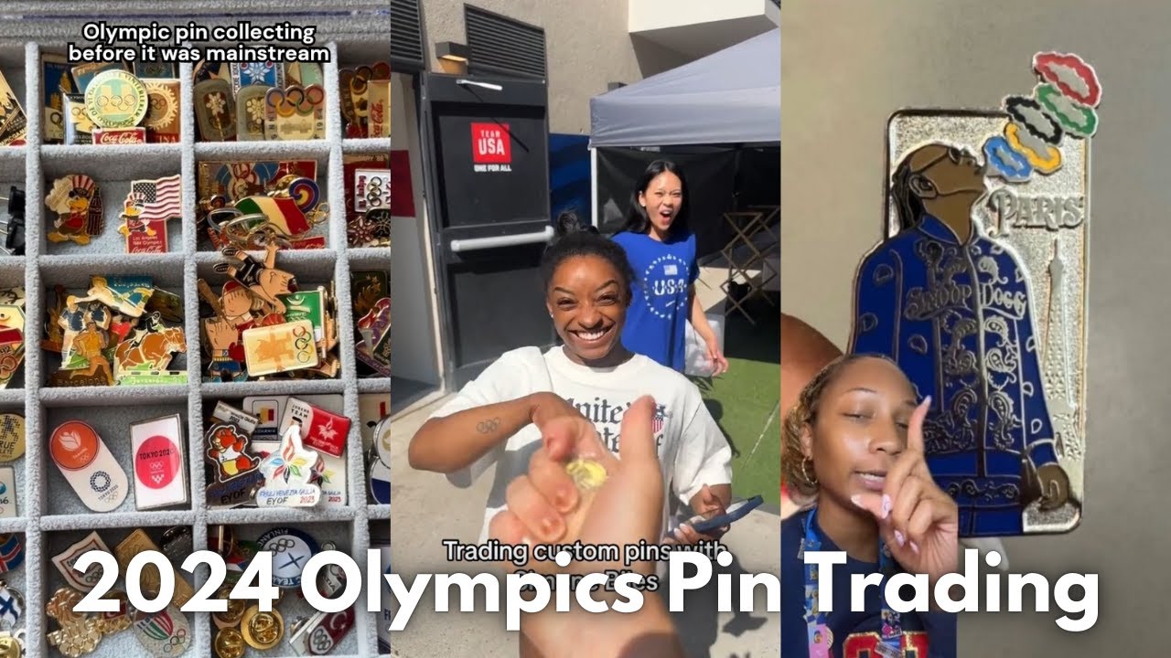 2024 Olympics Pin Trading & Collections | Compilation