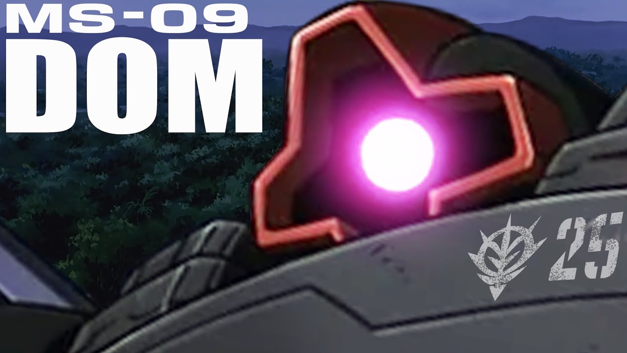 【数々のオマージュを生み出したMS】MS-09 ドム 進化の系譜【ガンダム解説】