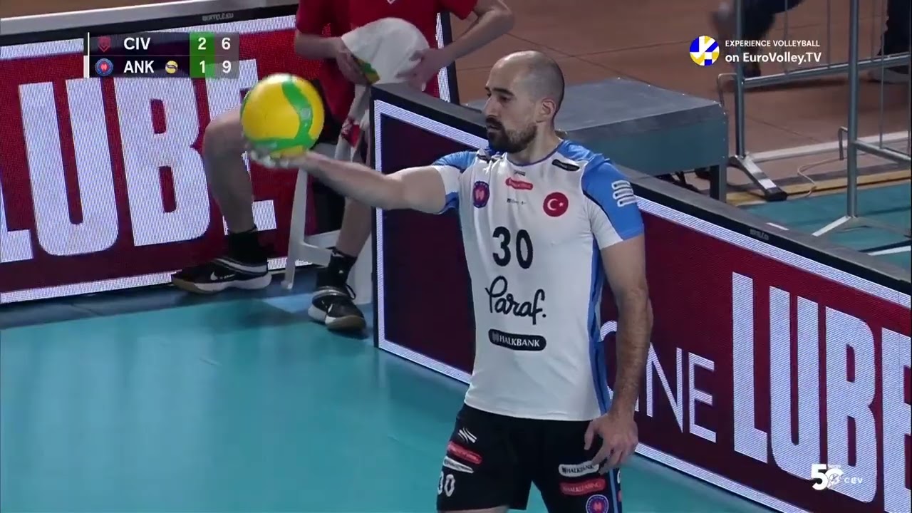 Calm and Controlled? Luciano De Cecco Highlights CEV Champions League Civitanova vs Ankara