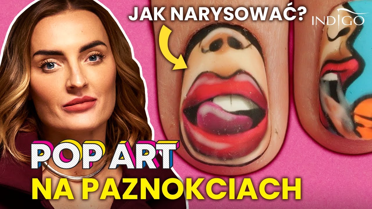 RYSUJEMY KOMIKSOWE POSTACIE NA PAZNOKCIACH! Zdobienia paznokci w stylu pop art nails / bad icon 3D