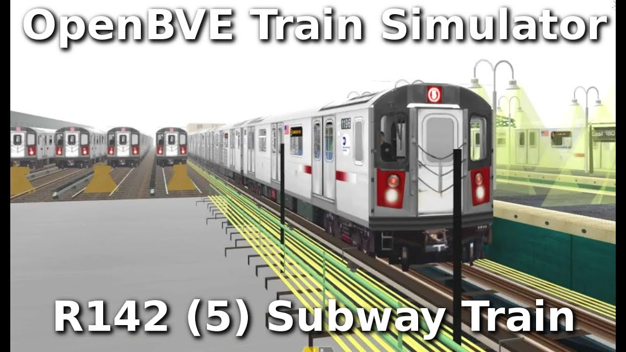 OpenBVE ►5 Train to 149th Street Grand Concourse◀ (R142)