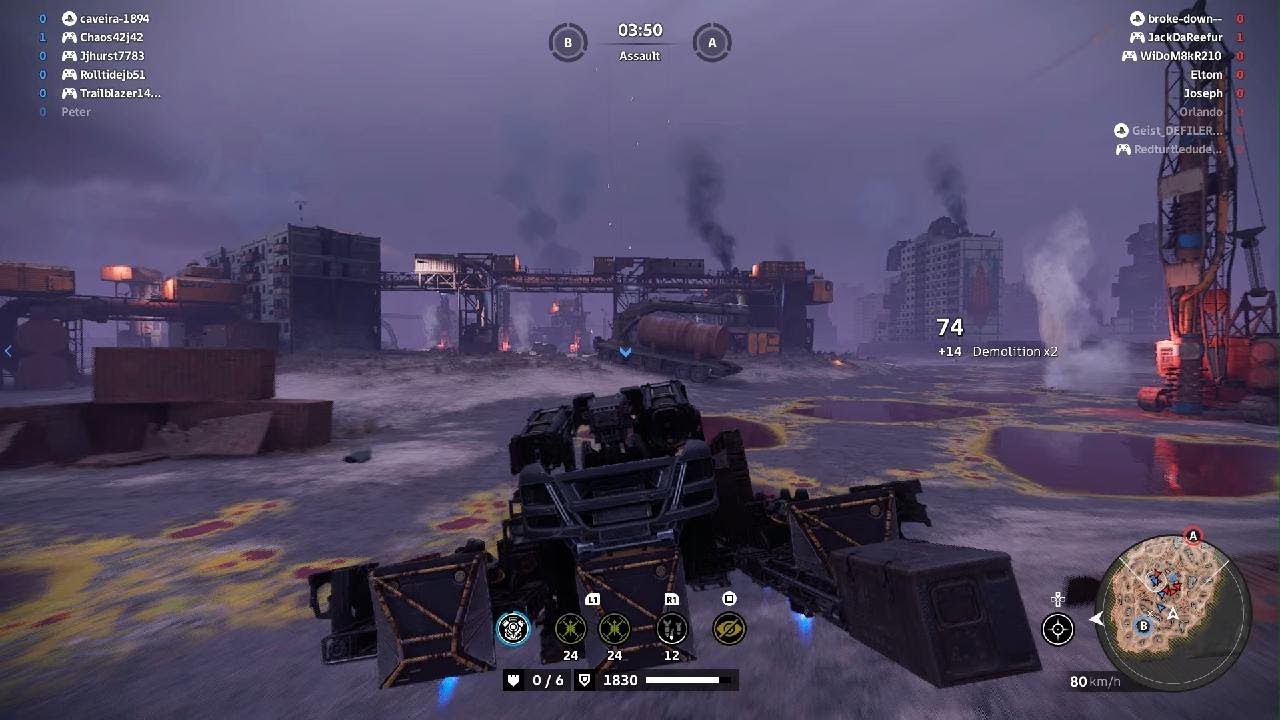 Crossout_derrota player eliminou 6 players do meu time usando corax😒