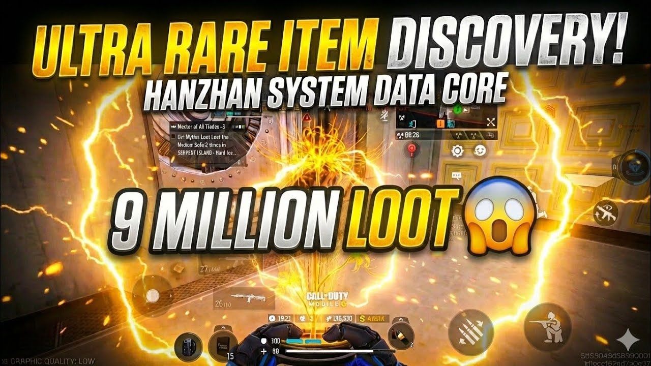 Found the Rare Ultra Loot ( Hanzhan System Data Core)😳