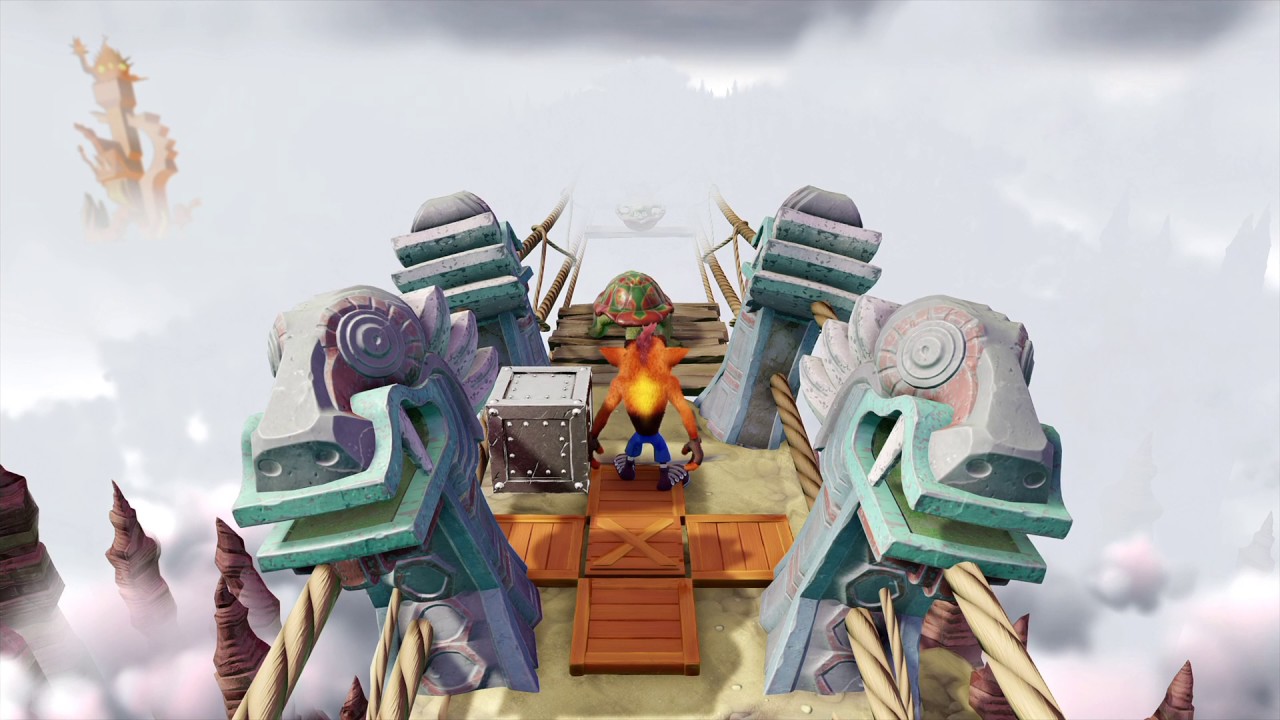 Crash Bandicoot (PS4) Level 23: The High Road (All Boxes)