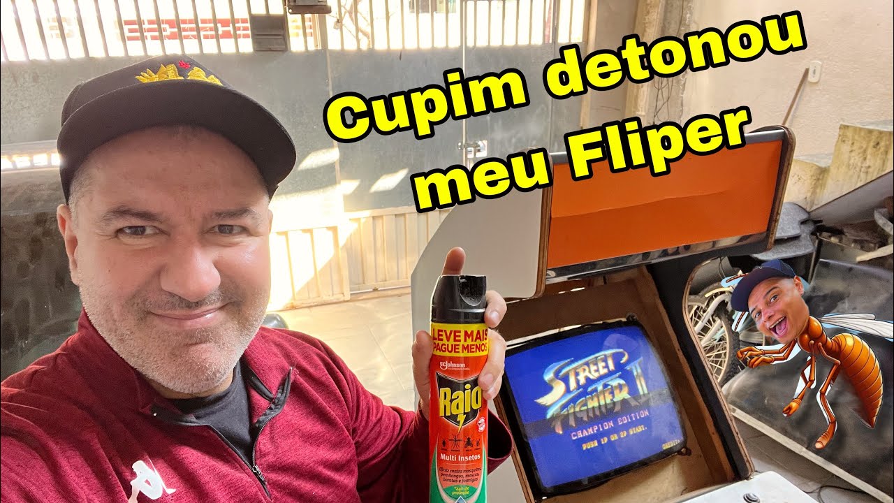 CUPIM ACABOU COM MEU FLIPERAMA STREET FIGHTER DE RODOVIÁRIA!
