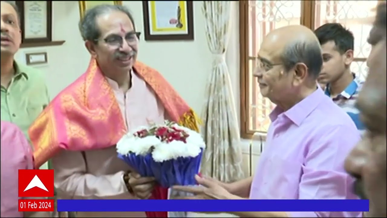 Uddhav Thackeray Meet Appasaheb Dharmadhikari : उद्धव ठाकरे आणि आप्पासाहेब धर्माधिकारी यांची भेट