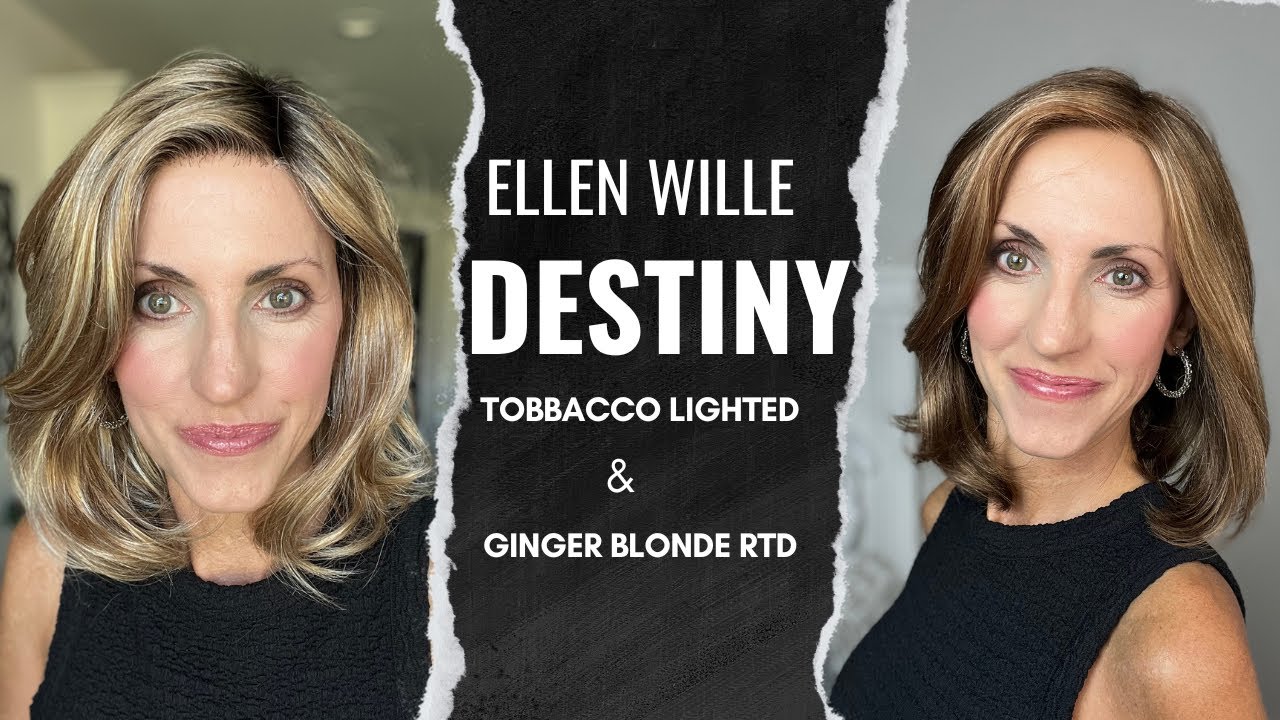 Ellen Wille DESTINY в двух цветах! Осветлённые табачные и рыже-русые корни!