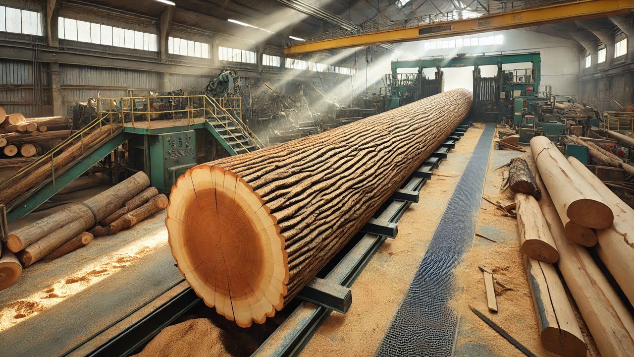 Epic Sawmill Fight with Monster Wood Log from arizona &ndash; See the Results