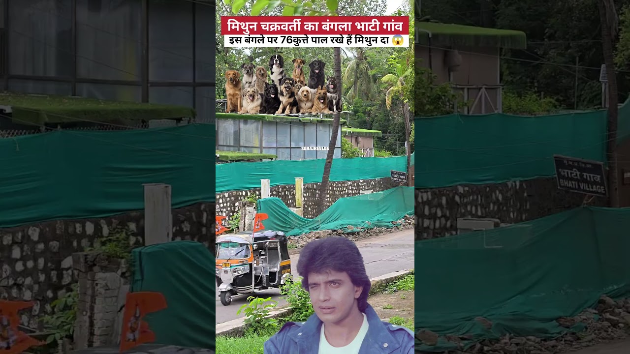 Mithun Chakraborty Bungalow|Mithun Chakraborty House 🏠#shorts #mithunchakraborty #youtubeshorts
