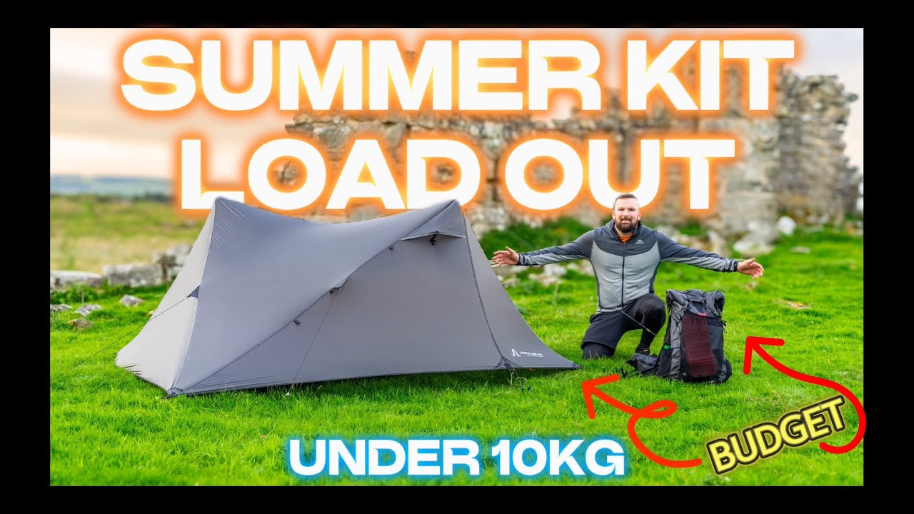 MY LIGHTWEIGHT BUDGET WILD CAMPING KIT UNDER 10KG