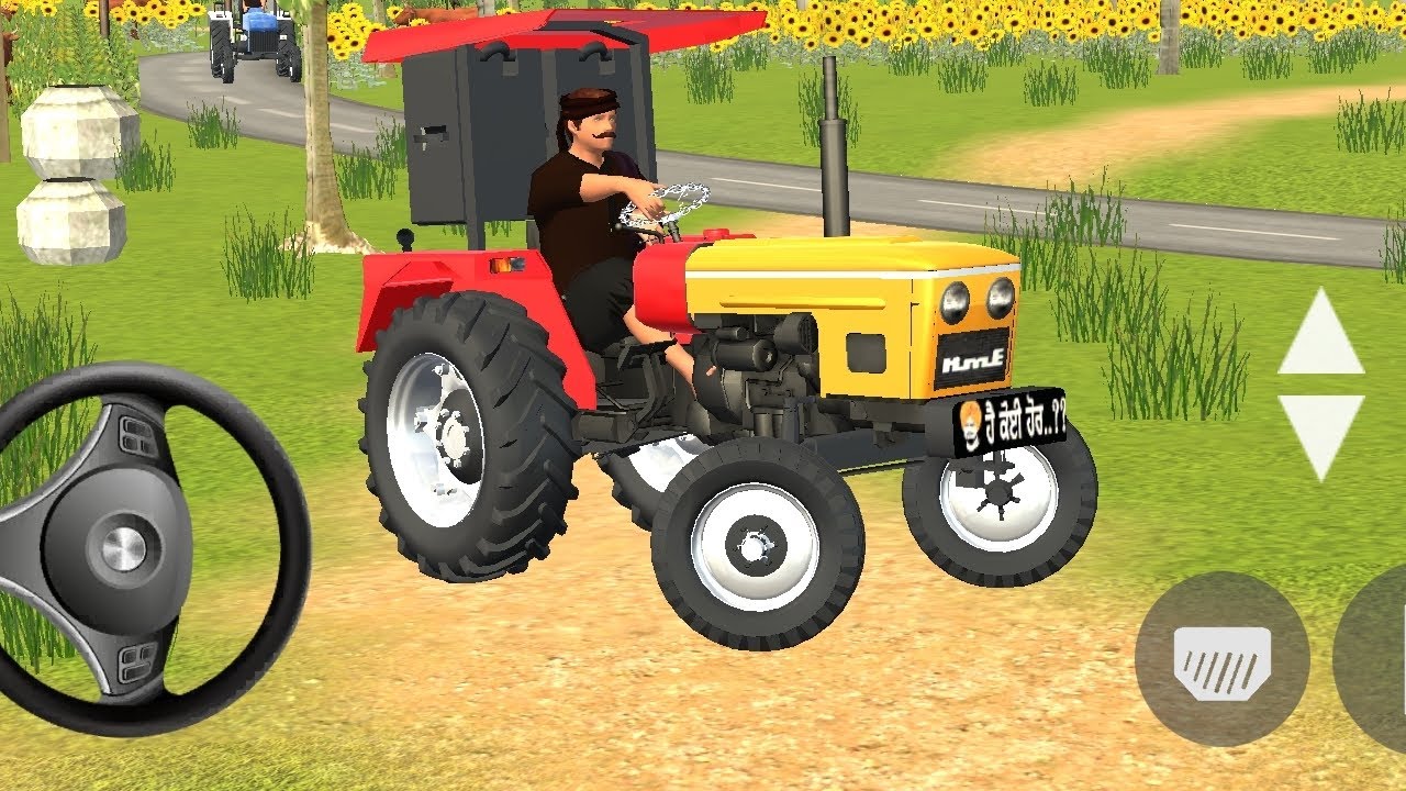 TRANSPORTING tractor driving 3d #fs22 #4 HMT 5911 tractor Offroding Android gameplay #gta5 #gtav