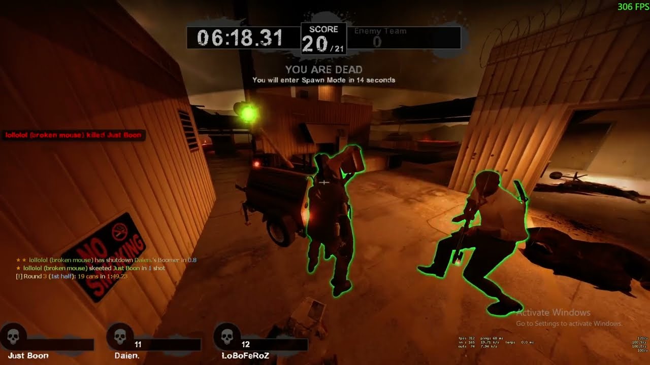 L4D2 Super 4v4 ScavOgl Against Ezz balomyr!!!!