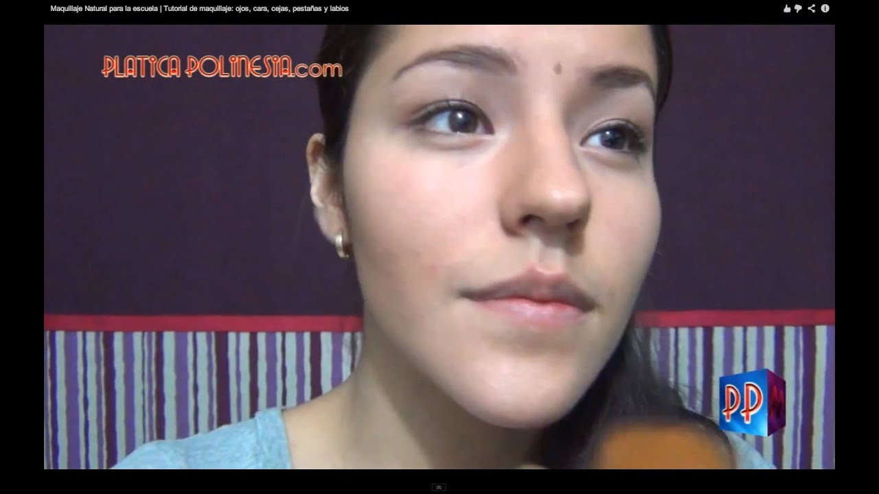 Maquillaje Natural para la escuela | Tutorial de maquillaje: ojos, cara, cejas, pestañas y labios