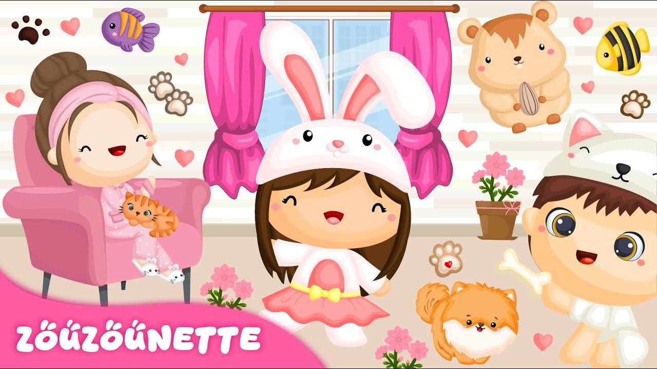 Les Animaux Domestiques pour les Enfants 🐶🐱🐰 – Apprendre avec Zouzounette