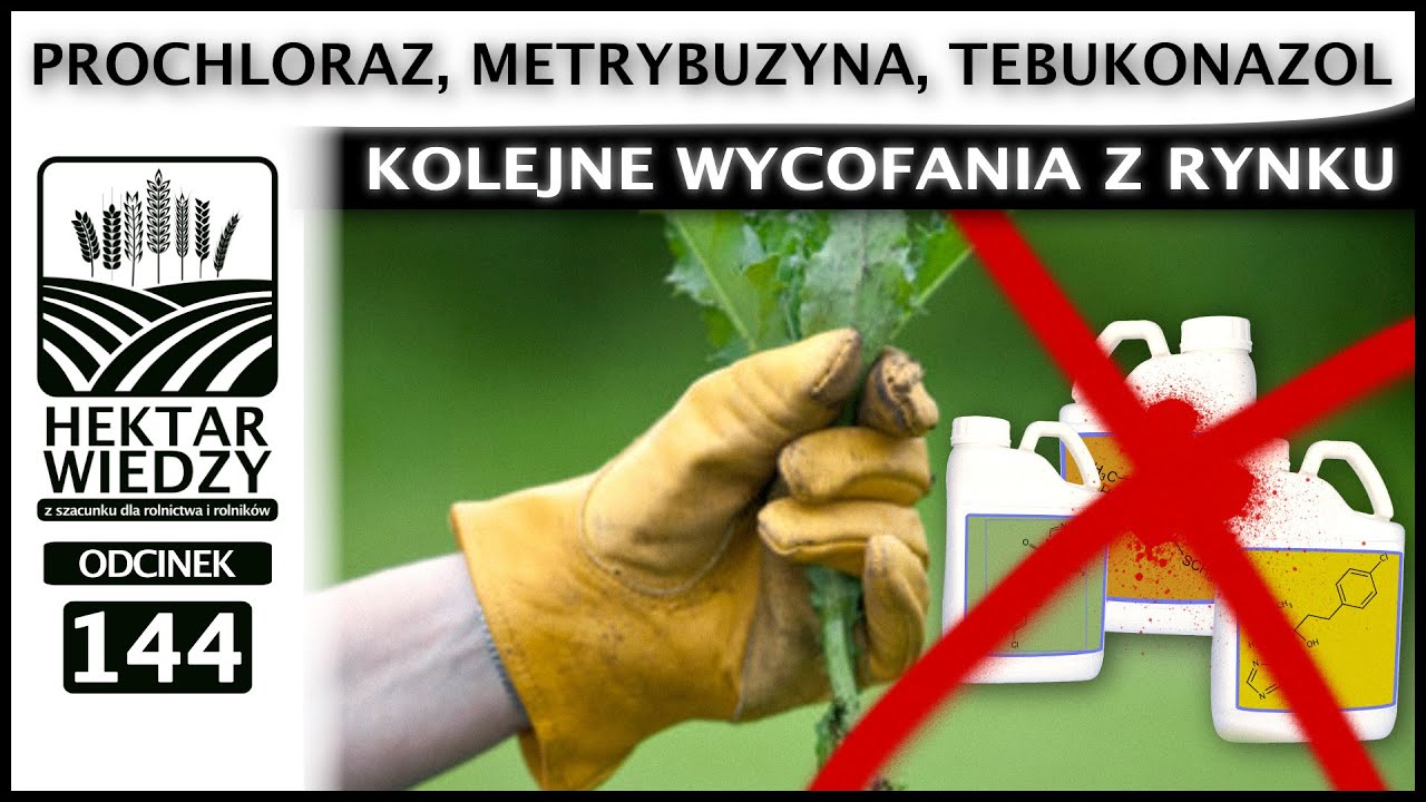 MAMY POWT&Oacute;RKĘ | PROCHLORAZ, METRYBUZYNA, TEBUKONAZOL - KOLEJNE WYCOFANIA Z RYNKU. | ODCINEK 144