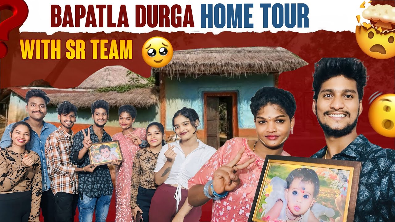 Bapatla Durga Home Tour 🏠 with SR Team | మా Amma కి Accident 😭 | Full Fun & Emotion 🔥| Shree Prabha 