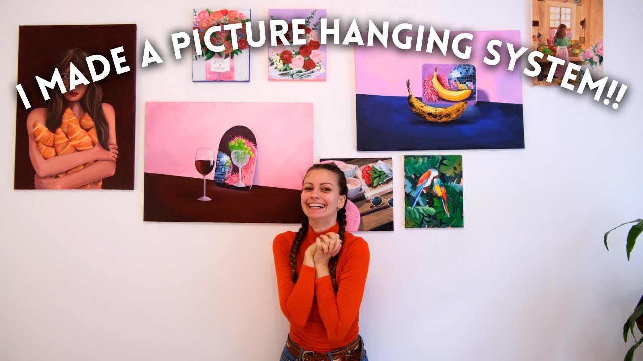 How I Made a Gallery Hanging System for &euro;25
