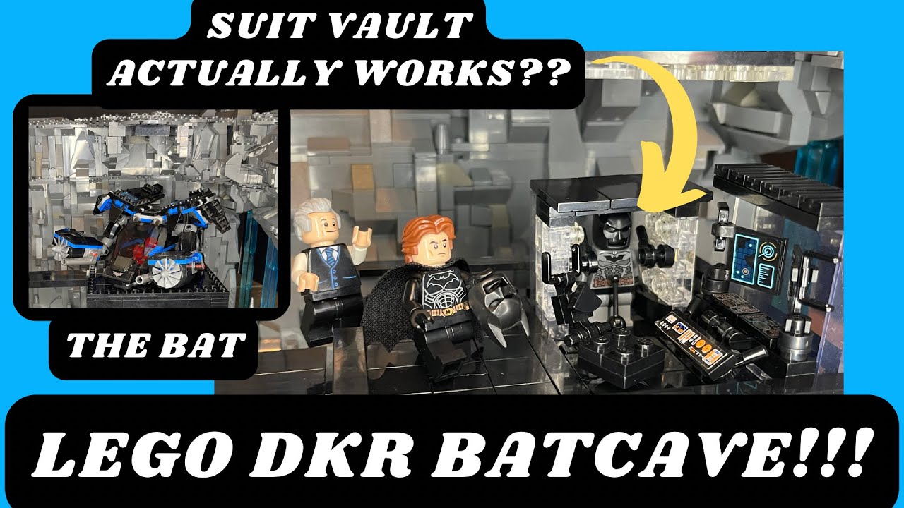 Lego Batcave MOC Dark Knight Rises - Batman