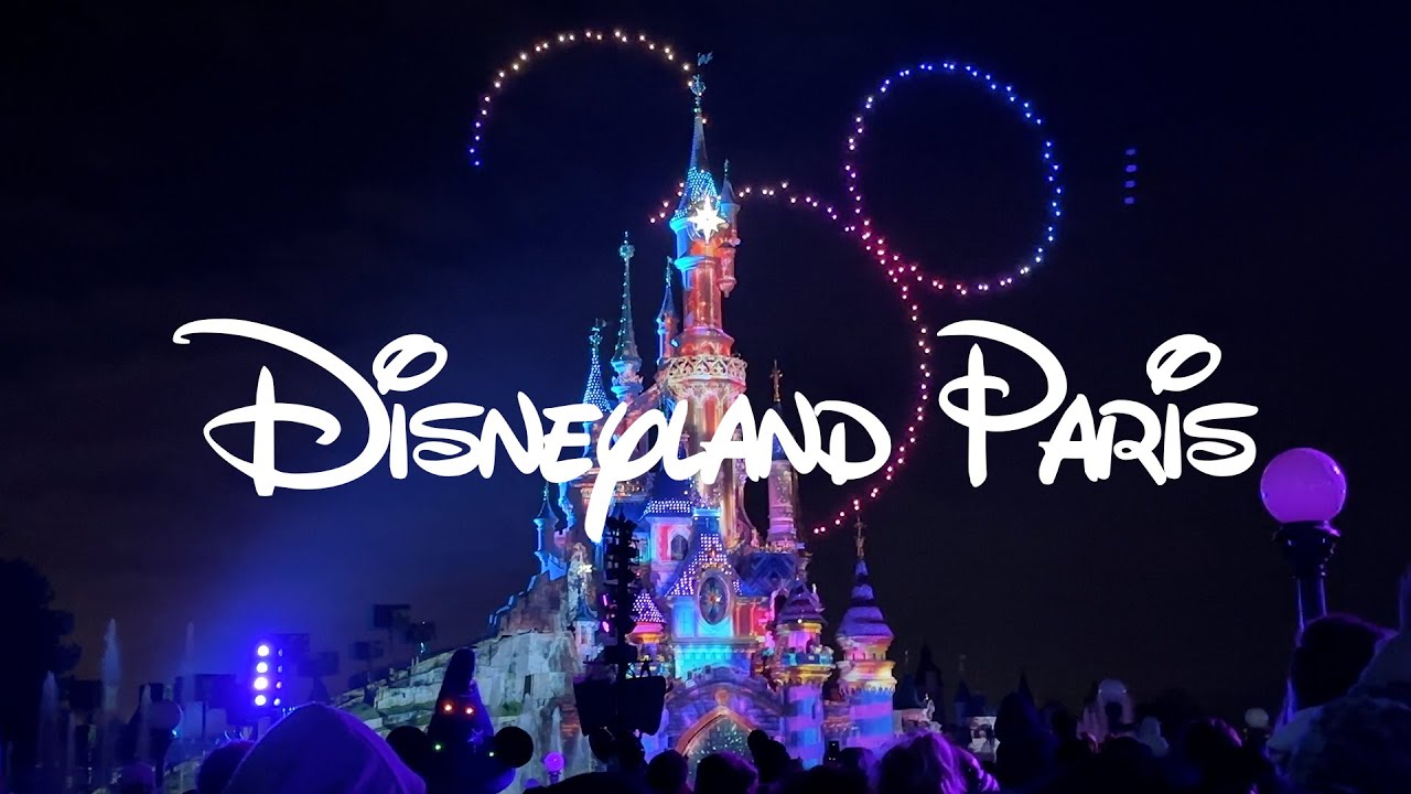 [4K] 2023 파리 디즈니랜드 30주년 드론쇼&일루미네이션 l Disneyland Paris 30th Anniversary D-Light show+ illumination