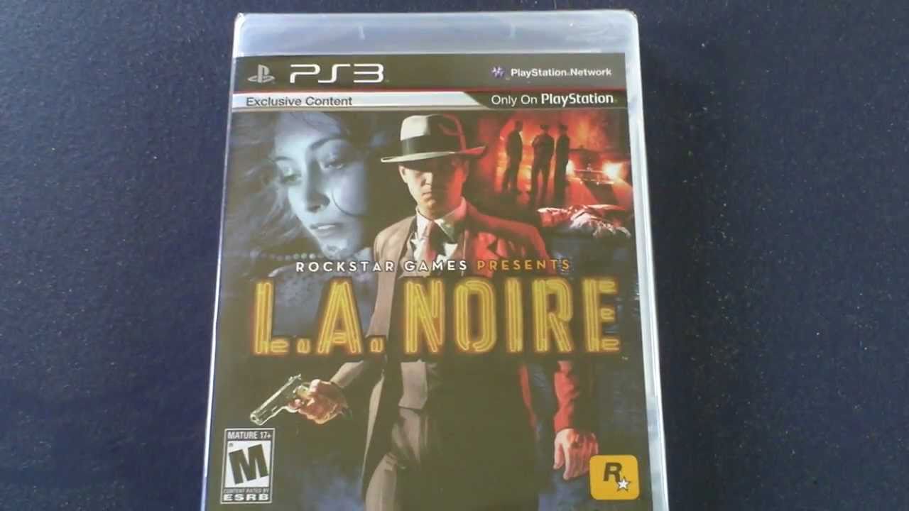 L.A. Noire PS3 Unboxing in HD