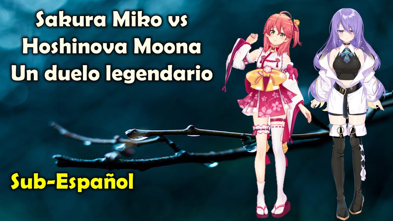 Sakura Miko vs Hoshinova Moona - Un duelo legendario [Sub-Español] [Hololive] [VTuber]