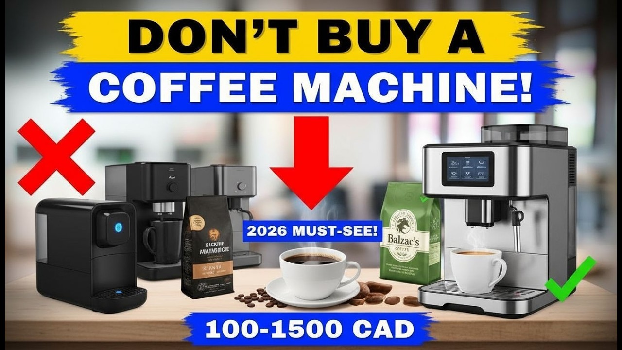 Don't Buy A Coffee MACHINE In 2026 Until You See THIS! (Rating from 100 to 1500 CAD)
