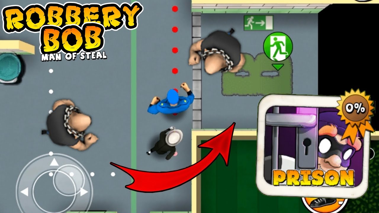 Robbery Bob - Prison Chapter Gameplay Walkthrough Ep 4