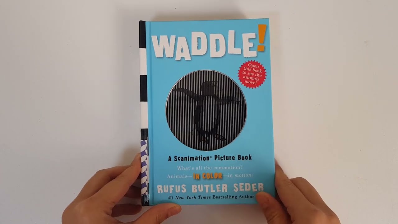 baby & kids Book(Waddle!: A Scanimation Picture Book)
