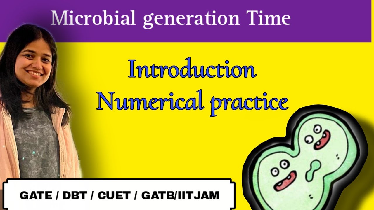 Bacterial Generation Time| Microbiology| bacteria Growth #DBT #gatb #GATE