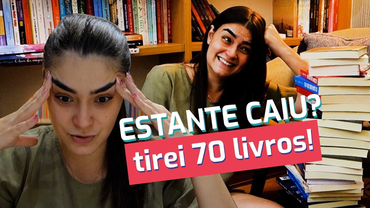 FIZ A LIMPA NA ESTANTE: muitos livros vão para doação 📚