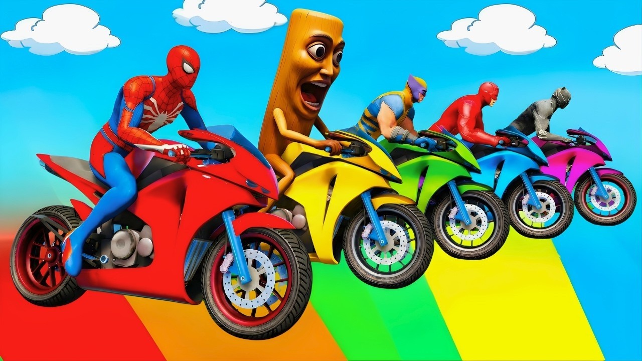 الرجل العنكبوت انقاذ باتمان Spider-Man Rescue RUMI vs iron man vs venom funny Game GTA 5 superhero??