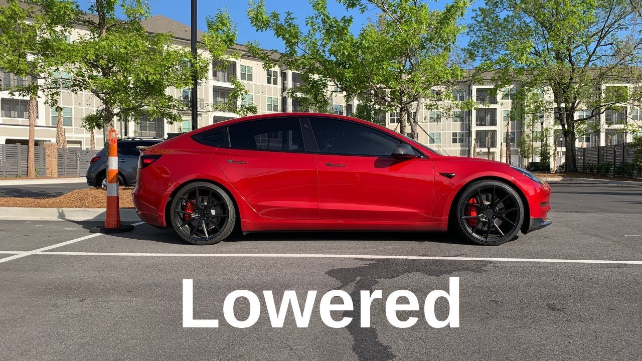 Lowered My Tesla Model 3 Performance!