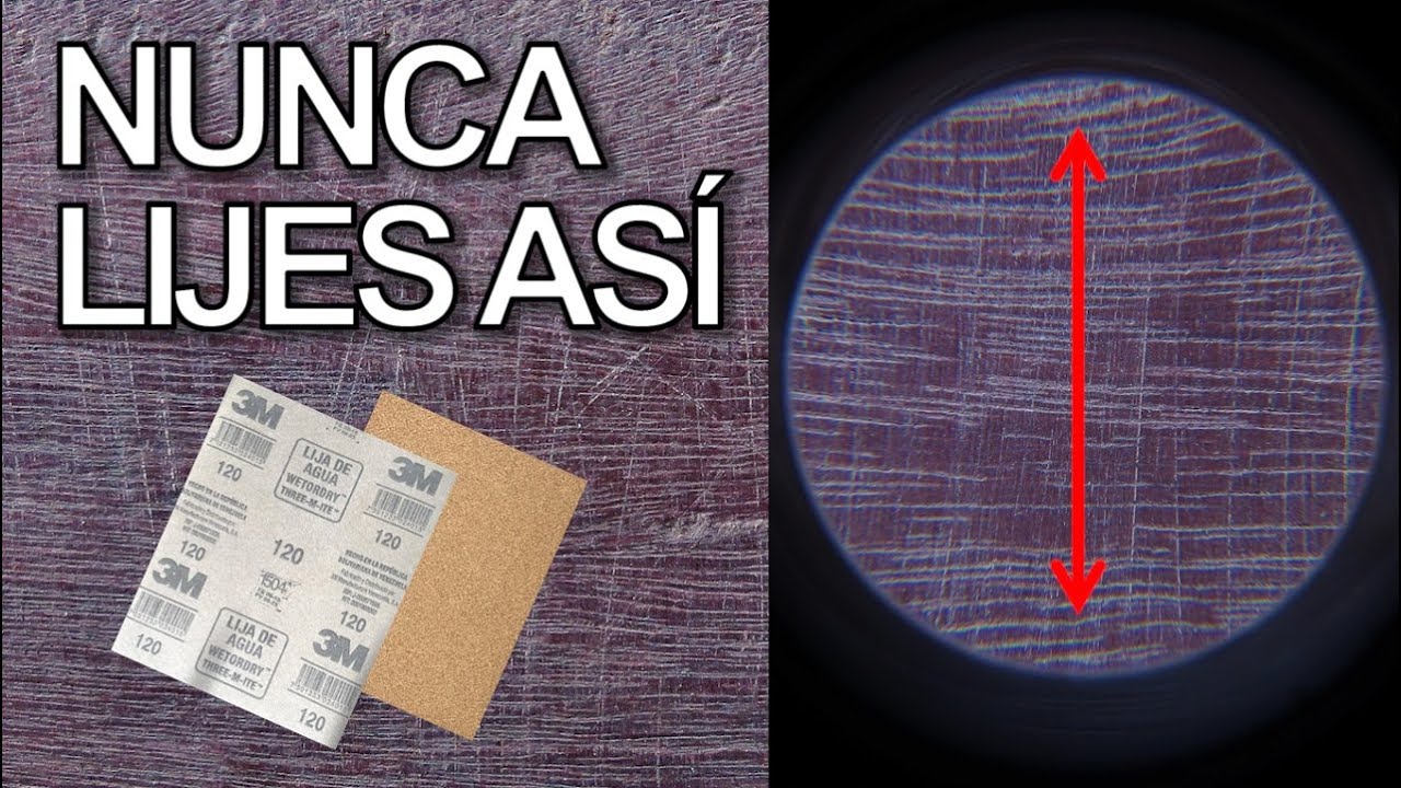 C&oacute;mo LIJAR MADERA a mano