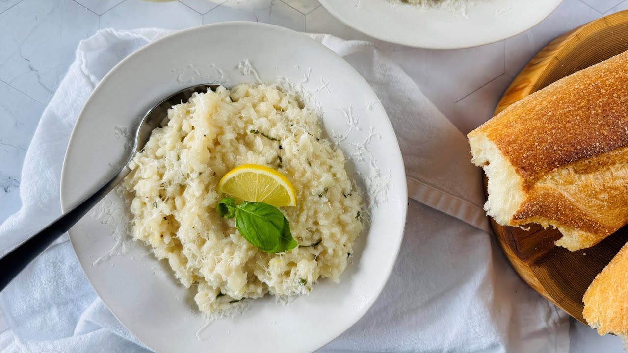 Lemon Basil Risotto Recipe